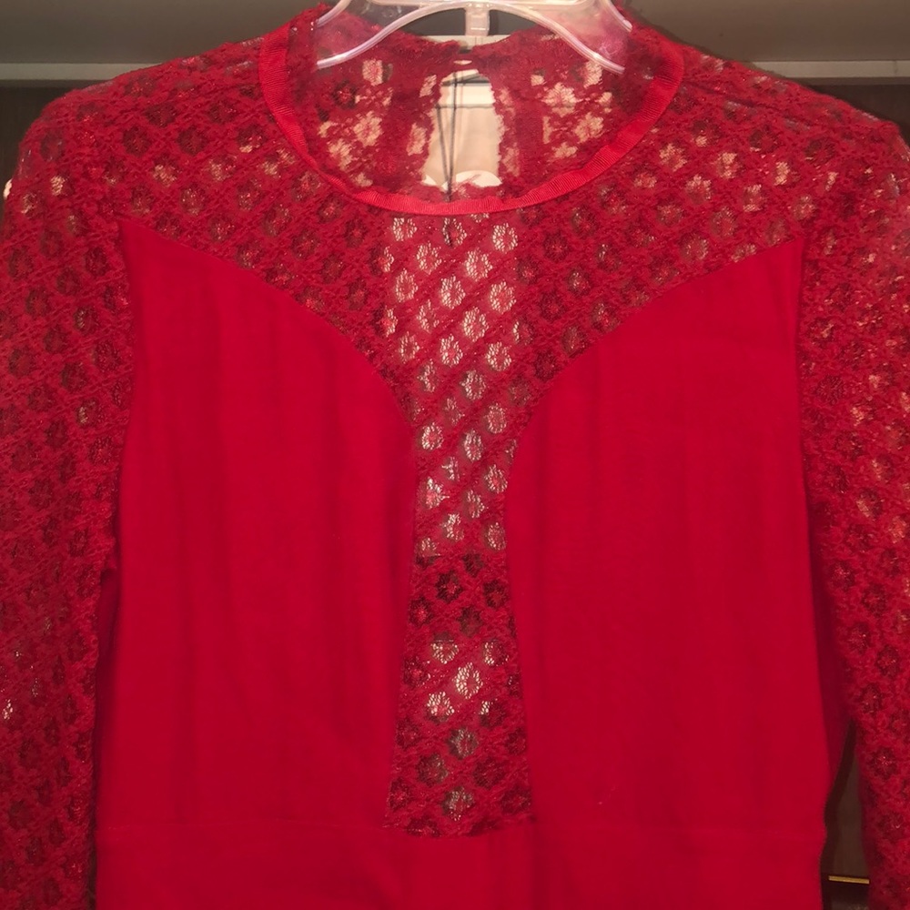 foxiedox Red Lace Dress - Picture 5 of 7